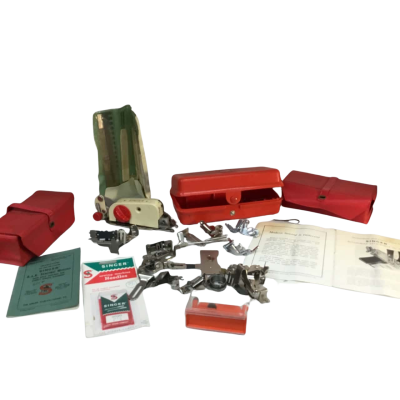 Vintage Singer Buttonhole attachments and accessories as pictured