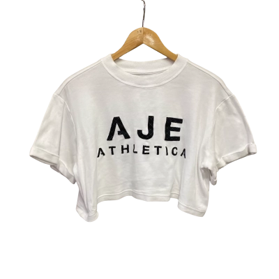 AJE Athletica Womens  Size 8 Cropped Top White 