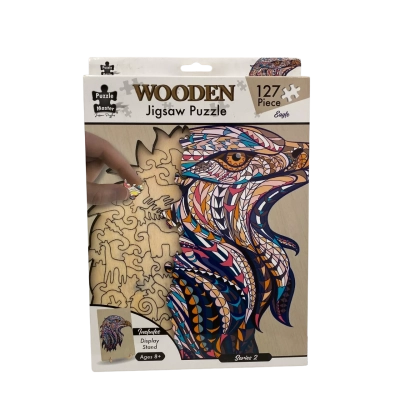 127 Piece Wooden Jigsaw Puzzle - Eagle 
