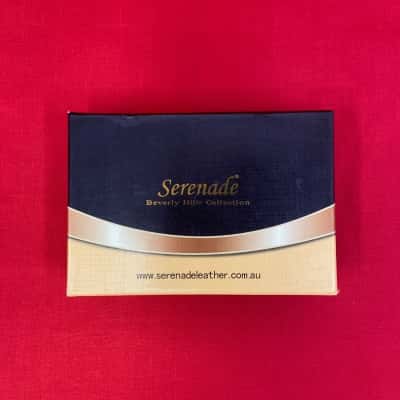 Serenade Womens Black  3 Section Purse with RFID Protection