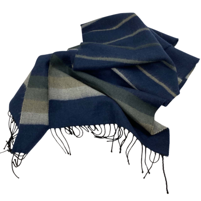  Unisex Blue Pashmina Scarf