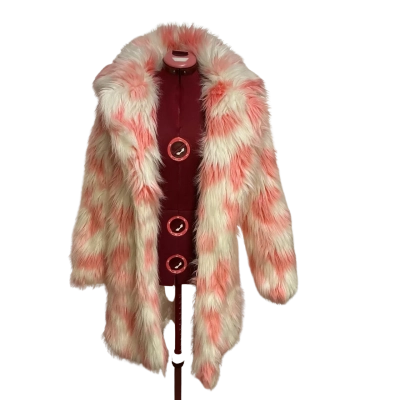 Boy and Girl Womens  Size M Open Jacket Pink  / White 