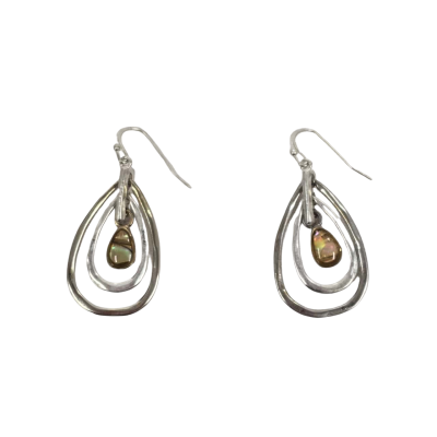 Womens Silver Hook Earrings