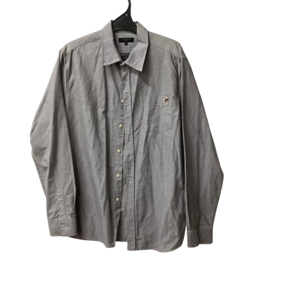 Ted Baker Mens  Size S Long Sleeve Shirt Grey C
