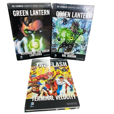 Eaglemoss DC Comics Graphic Novel Collection Hardcover Books (Sealed) x 3 Bundle - Pack 4