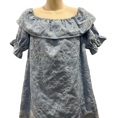 Pink Diamond Womens  Size S Casual Dress Blue 