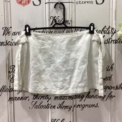 SIR the Label RRP $320 Womens Size 0 Mini Skirt White 