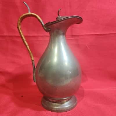 Hardy Bros England Jug w/ Wrapped Handle - EUC