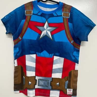 Marvel's Captain America SNAP T-Shirt Kid's Size 4 