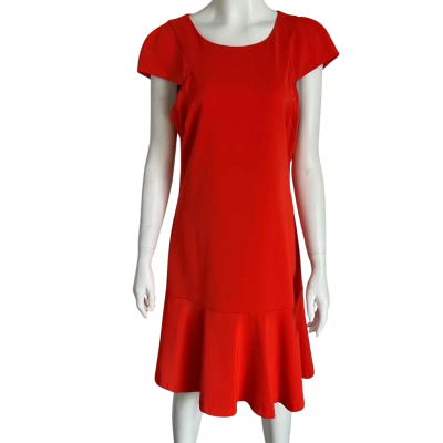 Howard Showers Womens  Size 10 Mini Dress Orange 