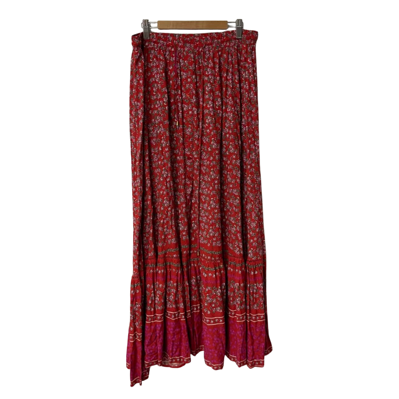 Jaase Womens Size L Maxi Floral / Red (s)