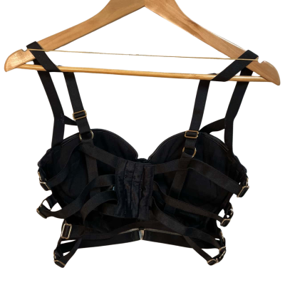 Womens play boy black bra  