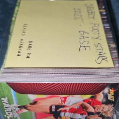 AFL Footy Cards Select Footy Stars Base 2025 (b30)