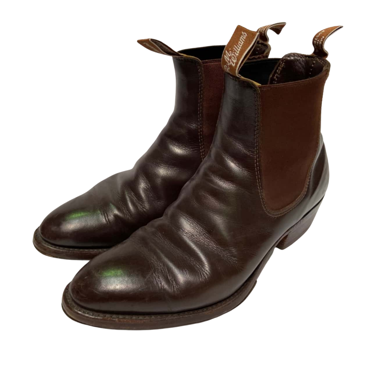 R.M.Williams Mens Leather Boots Size 10 Brown (s)