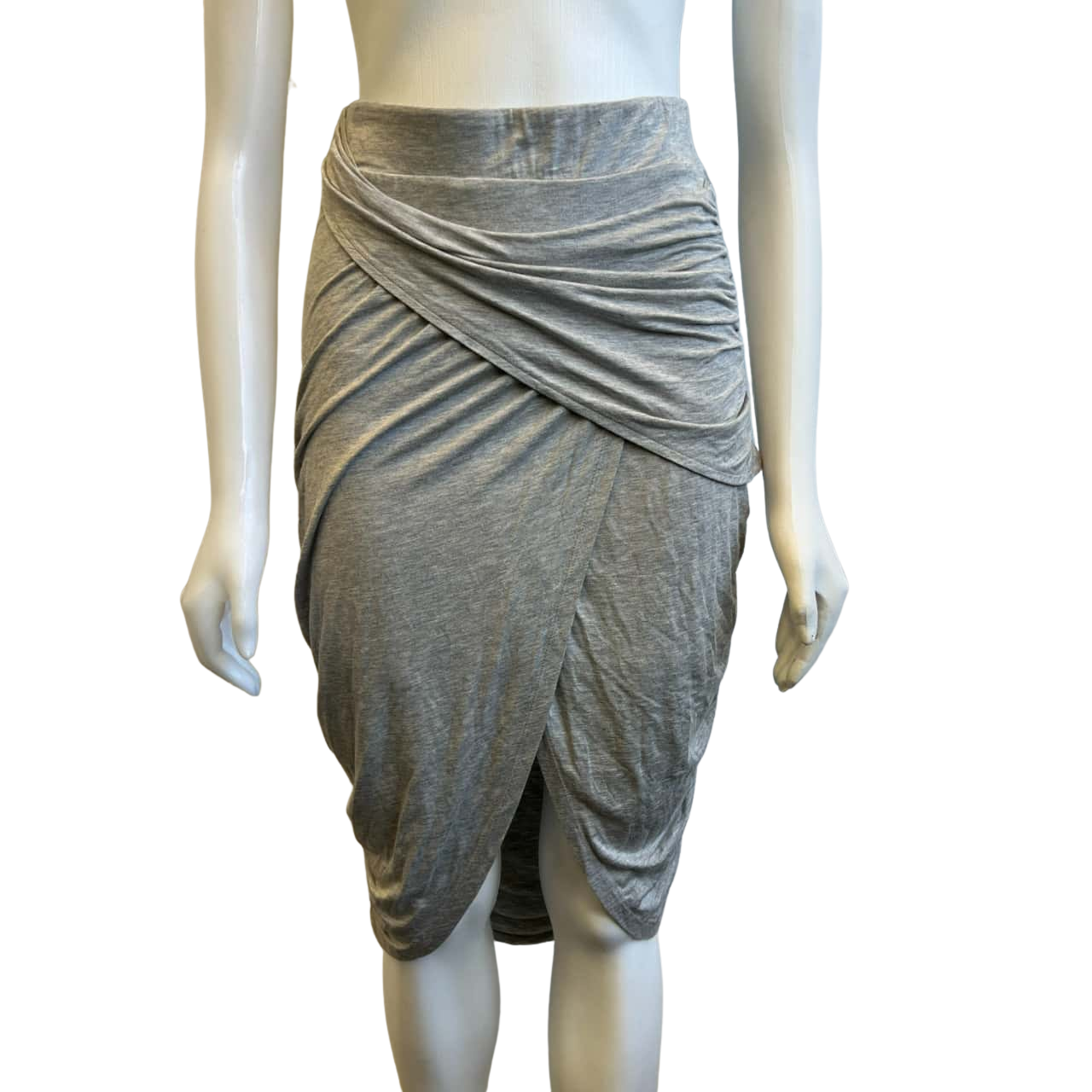 Sportsgirl Womens Size XS Wrap Skirt Grey (s)