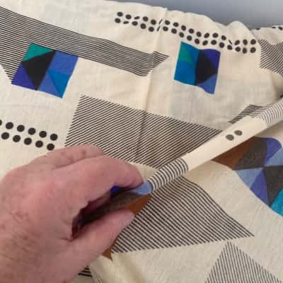 Mixed  Fibre Abstract Pattern Knit Fabric    150 x 175 cm  Fab2