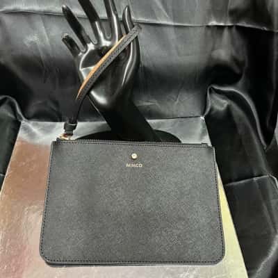 MIMCO Women's Supermicra Leather Pouch Black