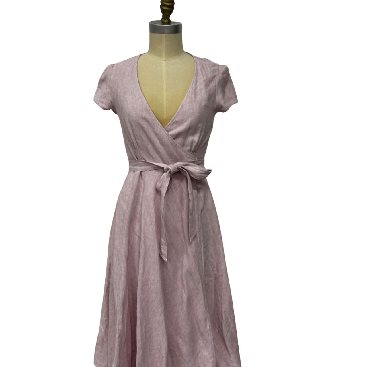 a line scoop neck floor length chiffon lace bridesmaid dress A-line Scoop Ankle-length Chiffon Long Bridesmaid Dresses with Short S –  Angrila main image 1