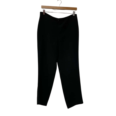 Carla Zampatti Womens  Size 10 Straight Leg Pants Black  
