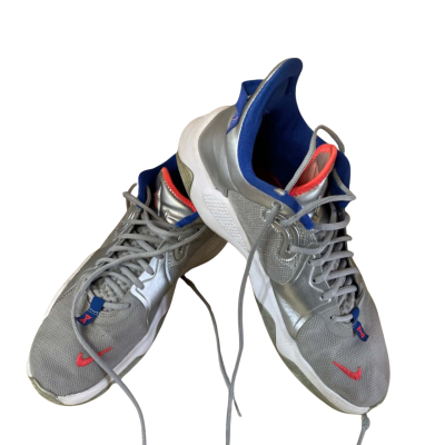 Nike Mens  Size 11 Trainers Blue / Grey / Silver / White 