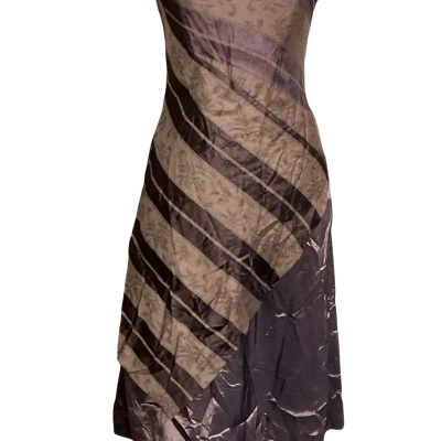 Garfunkle Womens  Size 12 Strapless Dress Other / Pattern / Rose Gold 