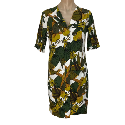 Morrison Womens Size XS Green Floral Dress Jacket