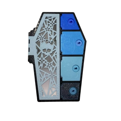 Monster High Doll Coffin Shaped Display Case
