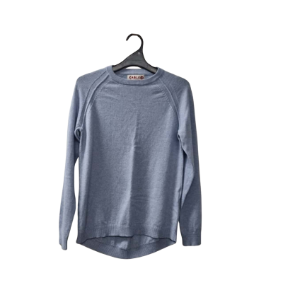 Cable Melbourne Unisex  Size S Crew Neck Jumper Blue 