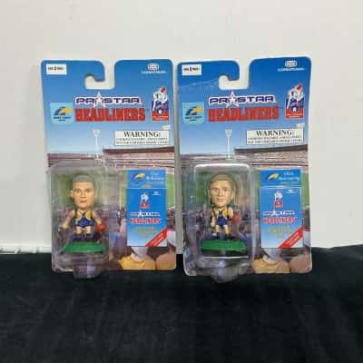 2x 90s AFL West Coast Eagles Prostar Headliner Figures IN PACKAGING