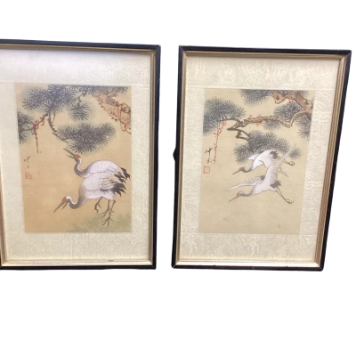 Japanese Crane Prints