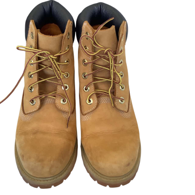 Timberland Womens  Size 9.5 Leather Ankle Work Boots Wheat 