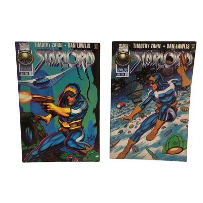 Vintage Marvel Comics Starlord Dec ‘96 1 and Jan ‘97 2