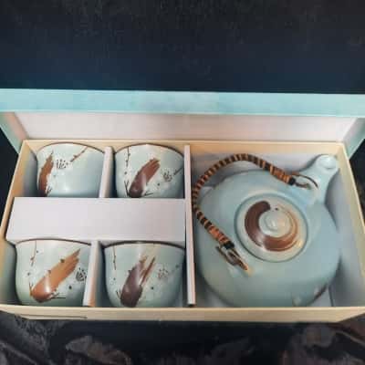 Japanese ceramic tea mug gift set 7 pieces