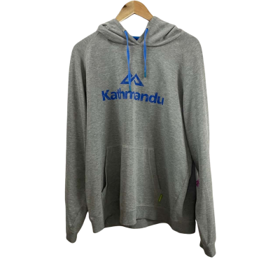 Kathmandu Size XXL Logo Hoodie Grey