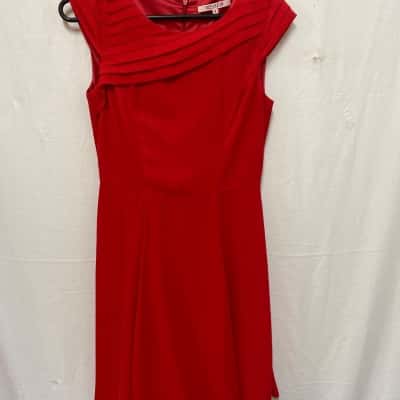 Review Womens Red Dress Size 8
