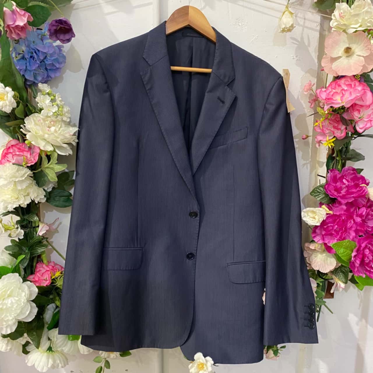 Armani Mens Suit Jacket Blue