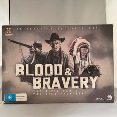 History Channel Blood & Bravery The Civil War & The Wild Frontier DVD Box Set