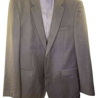  Mens  Coat Size 38 Black  