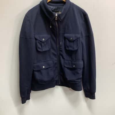 Zara Womens  Size XL Winter Jacket Blue (i)