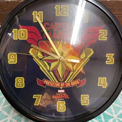 Captain Marvel Wall Clock