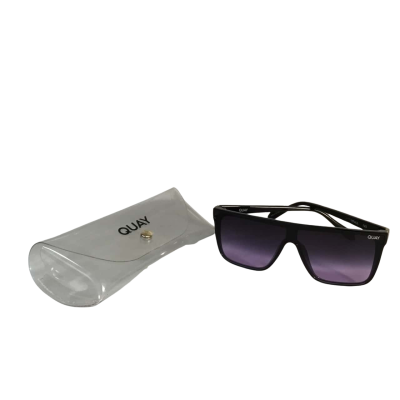  Quay Black Sunglasses and Cover