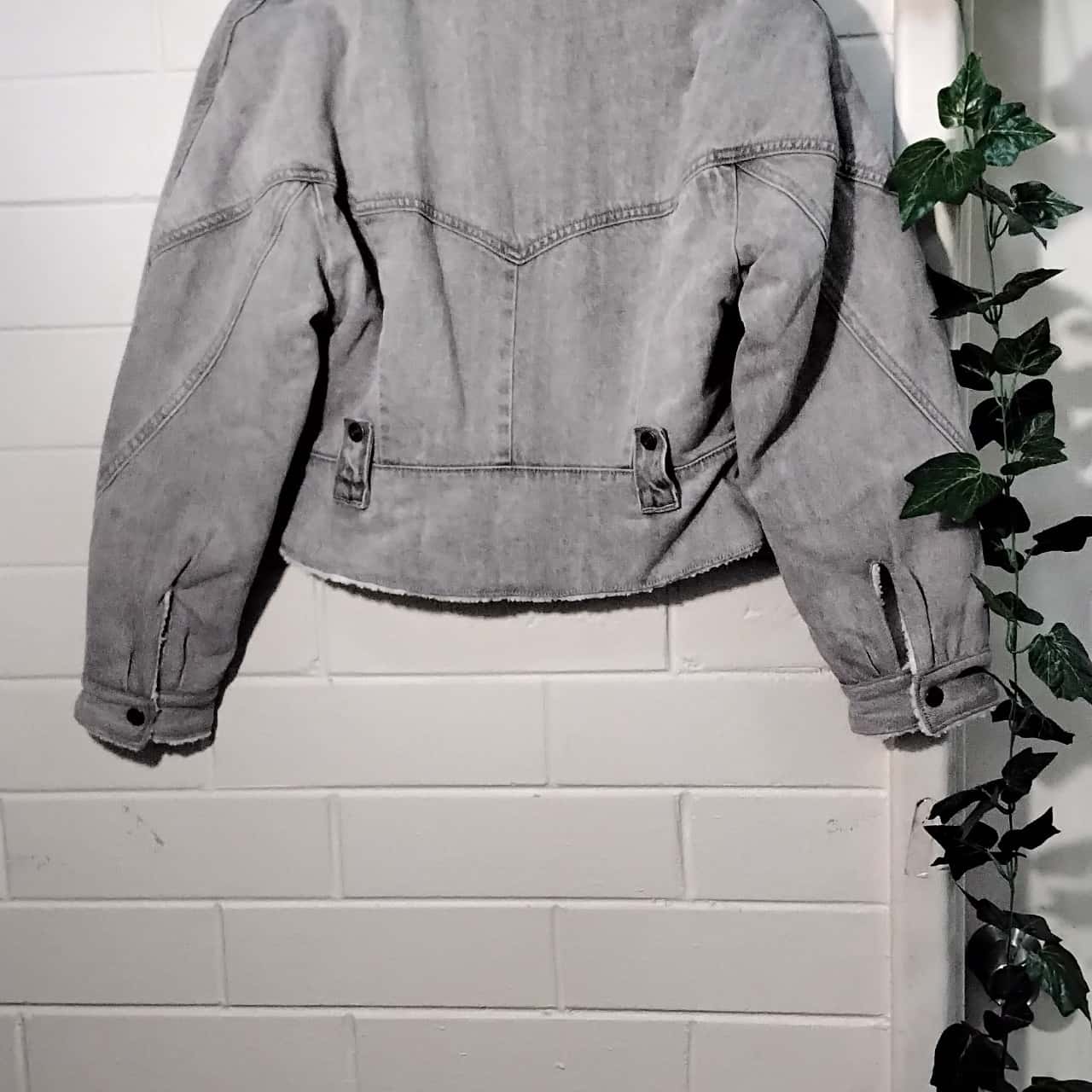 Levis Womens Size XS Grey Jacket RRP 