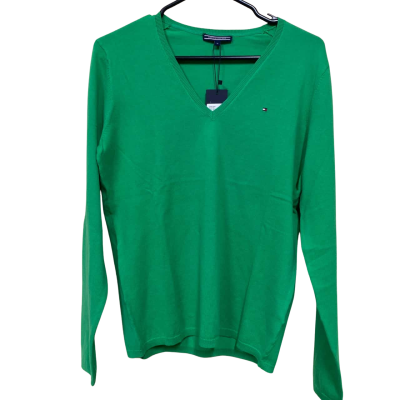 Tommy Hilfiger Kelly Green Women’s Jumper Size M 