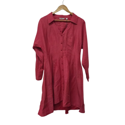 Country Road Womens  Size 10 Long Sleeve Dress Pink  