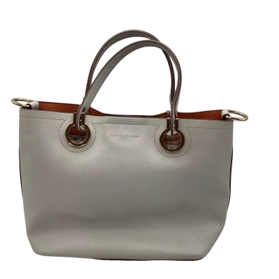 David Jones Womens P/U Handbag Beige with Detatchable inner Overnight / Make up Bag 27 x 27 x 12 cm       HB2