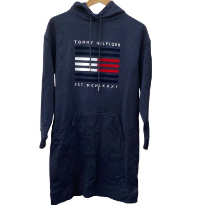 Tommy Hilfiger Womens  Size XS Hooded Jacket Navy Blue / Red / White 