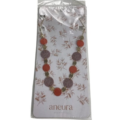 Aneura Australia Puyurru Statement Necklace Indigenous Art Inspired NEW
