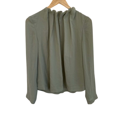 Saba Womens  Size 10 Long Sleeve Top Green 