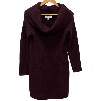 Witchery Bordeaux Alpaca Mix Knit Dress Size S