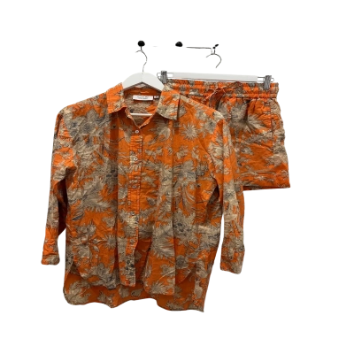 IT'S A FAD by Sara Leonardi Womens  Size M Floral / Orange 